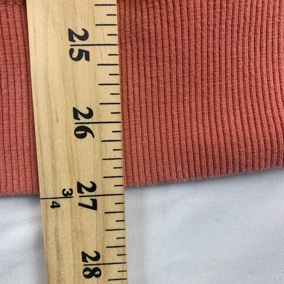 The North Face Men's Large Rust Orange Logo Pullover Hoodie Sweatshirt Outdoor - Picture 10 of 10